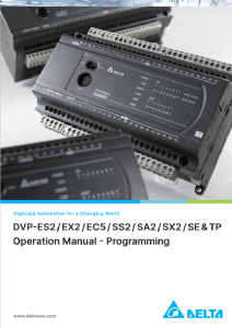 DVP&TP Operation Manual - Programing