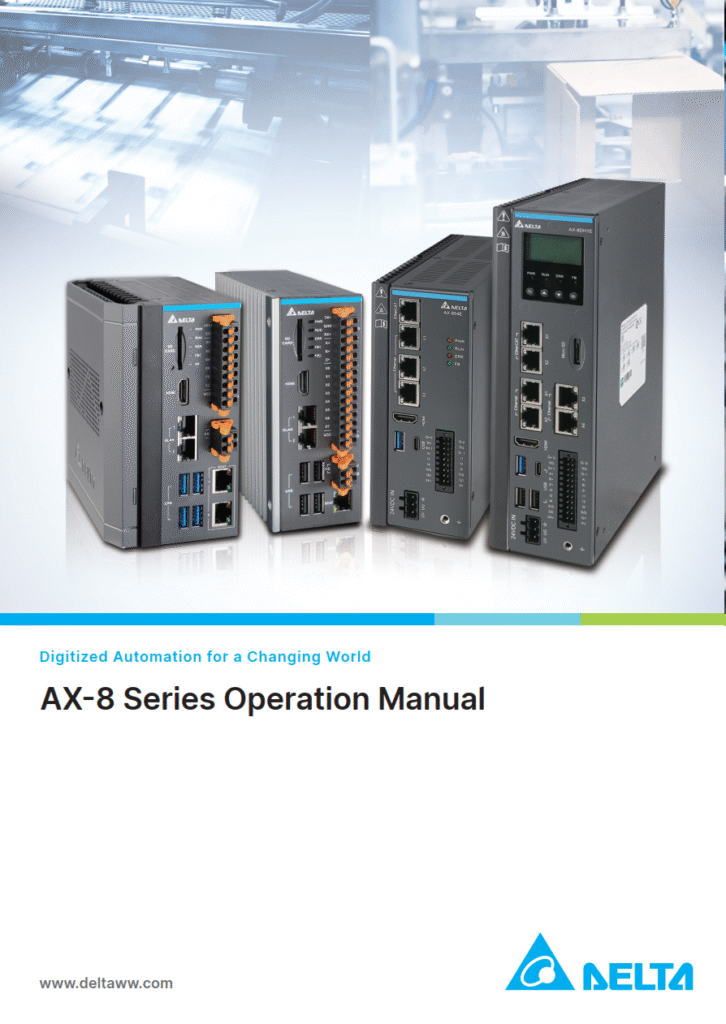 AX-8 Series Operation Manual