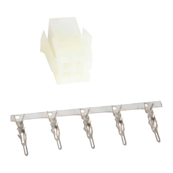 ASDBCAPW0000 — Силов конектор откъм двигателя, без спирачка, F40–F80 (ASDA-A2 / B2)