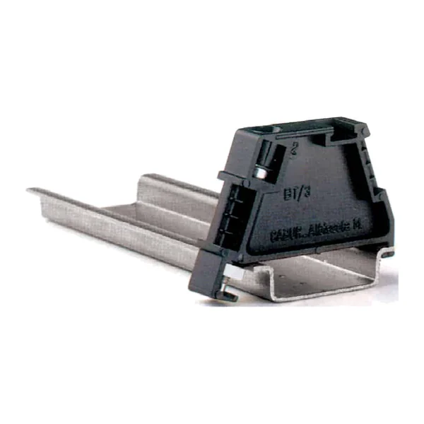 BT003 — End stop with screw fixing for TH35 rail