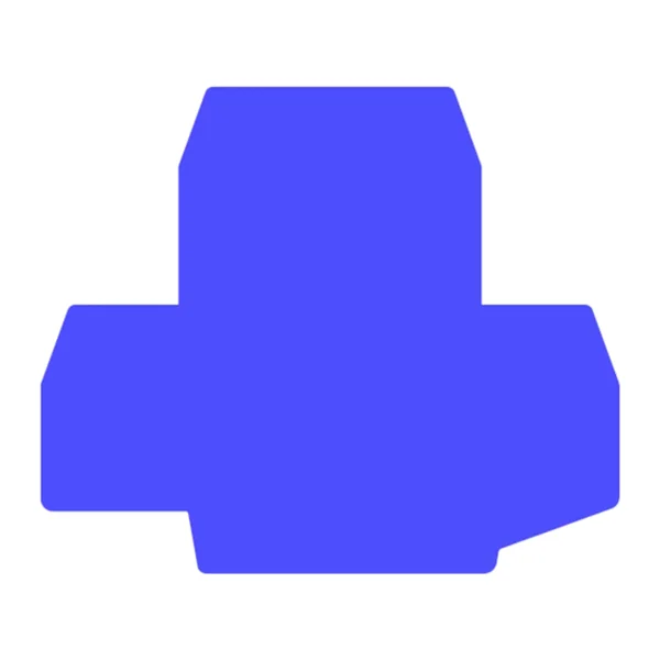 DB201 — End plate, blue, for DBC.2