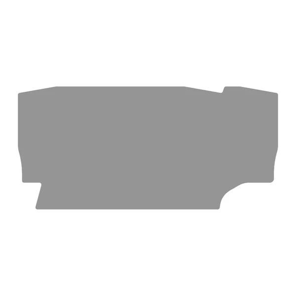 EFC211GR — End plate, grey, for EFC.2/1+2, EFCE.2/1+2