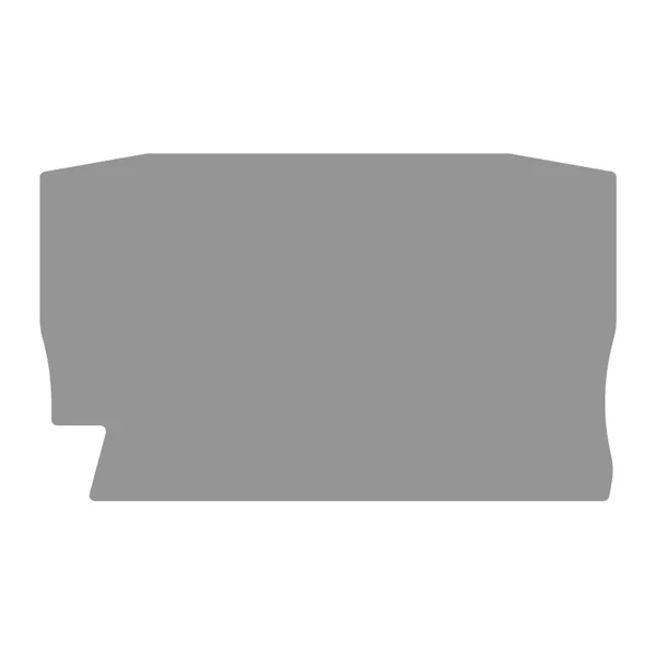 EFC601GR — End plate, grey, for EFC.6, EFCE.6