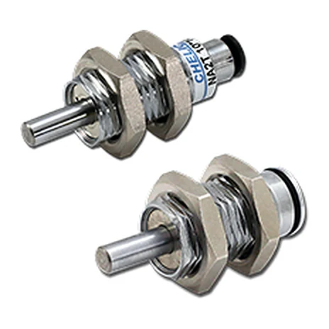 NA2T 6×5-B — Built-in mini cylinder NA2T Ø6×5 mm, single-acting, with fitting for Ø4