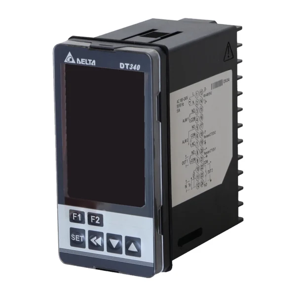 DT340VA — Интелигентен температурен регулатор Delta серия DT3, 48 × 96 mm (1/8 DIN)