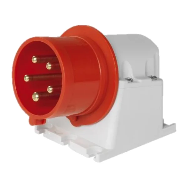 13397 — Industrial plug, surface-mounted 3P+T+N 32A 400V IP44 - Angled 90º ECO