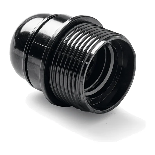 163 — Lamp holder E27 threaded, bakelite