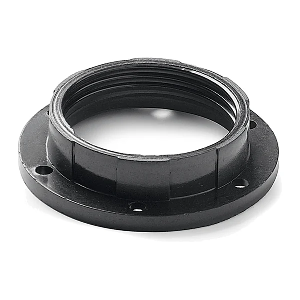 164 — Threaded washer for E27 lamp holder bakelite, black