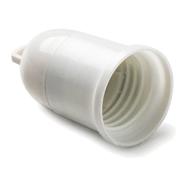 175 — Lamp holder E27 thermoplastic, with suspension lug