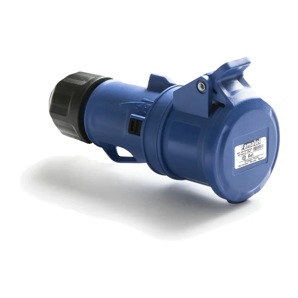23200 — Industrial portable socket 2P+T 16A 230V IP44/54