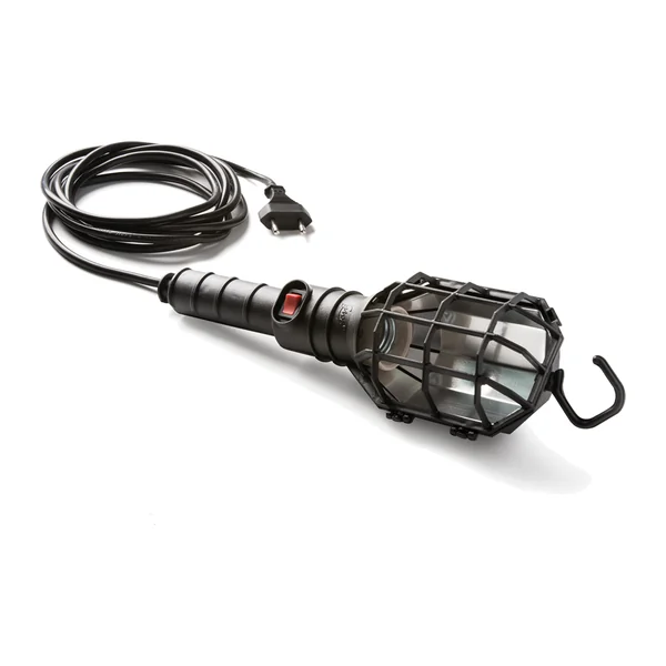 2410 — Portable lamp with switch and cable 5 m, 2x0.75