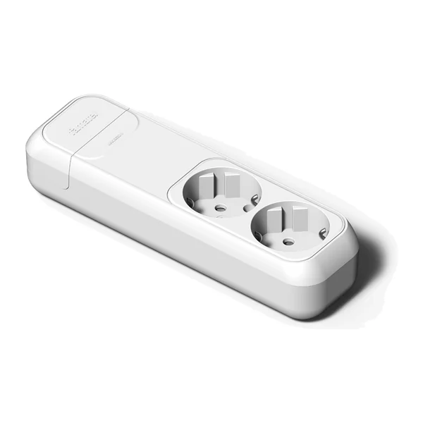 2502 — Power strip with 2 sockets 16A 250V, without cable