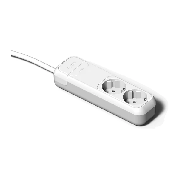 2512 — Power strip with 2 sockets 16A 250V, with cable 1.5 m