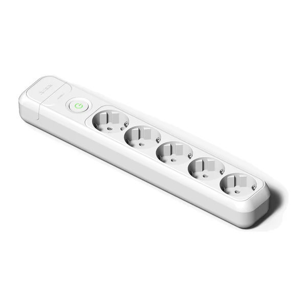 2525 — Power strip with 5 sockets 16A 250V, without cable, with switch