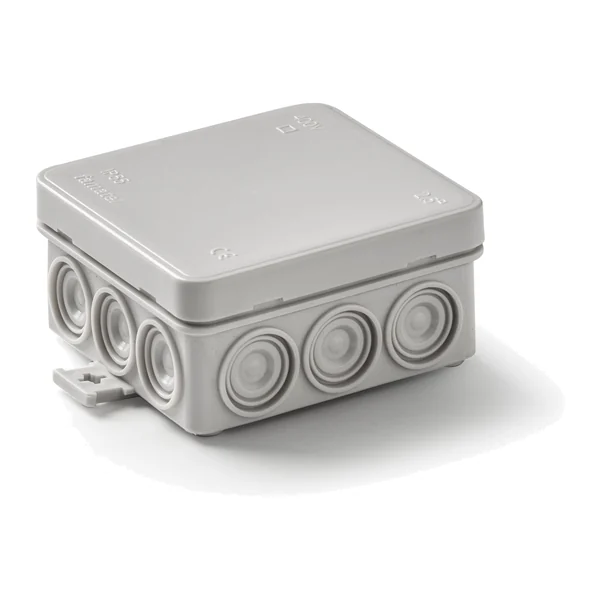 3052 — Weatherproof box IP55 85/85/39, with 12 cable entries