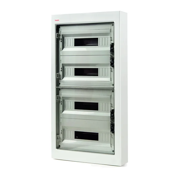 3672 — Enclosure for surface mounting 72 modules IP40, transparent door, 880X465X117