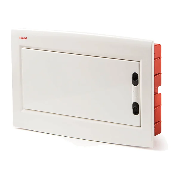 3719 — Enclosure for flush mounting 18 modules IP40, 300X465X85 opaque door