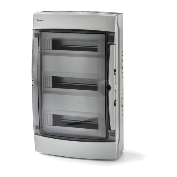 3942-TTB1 — Enclosure for surface mounting 2x24 modules IP65 565x310x150 1xSPTA-12 + 1 RG- 12 - transparent door