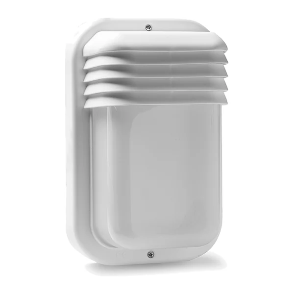 4416G — Wall light fitting, vertical E-27 18W IP44 ECOLED - white