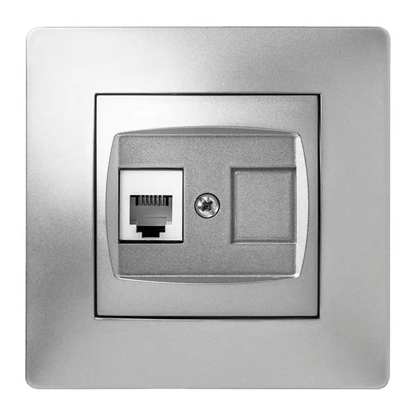 9237 — Wall socket for RJ-11 cable – Habitat 15 series