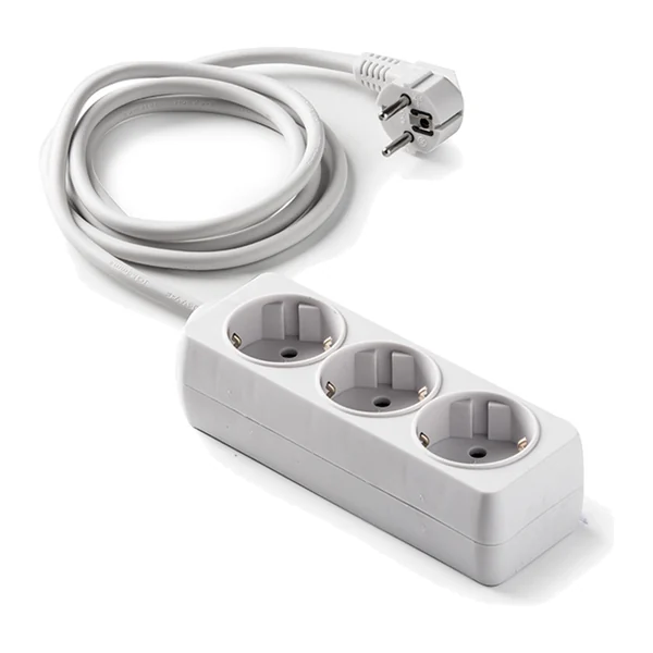 9/503 — Power strip with 3 sockets 16A 250V, with cable 1.5 m
