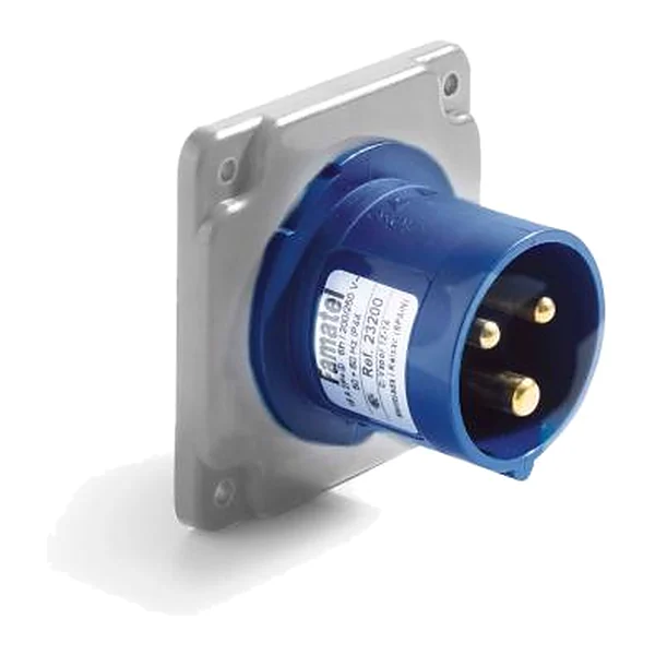 13637 — Индустриален щепсел за вграден монтаж - Прав 3P+N+T 32A 230V IP44/54
