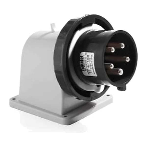 14453 — Industrial plug surface-mounted 3P+T+N 32A 500V IP67 - Angled 90º ECO