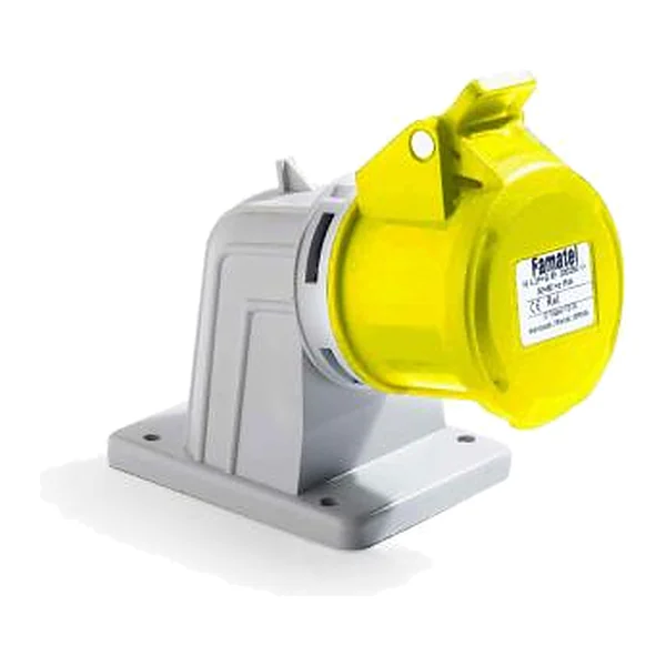 23151 — Индустриален контакт външен монтаж наклонен 3P+E 16A 110V IP44 - Наклонен 90º