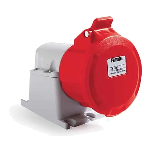23395 — Industrial socket surface-mounted angled 90º ECO 3P+N+T 16A 400V IP44 - Angled 90º