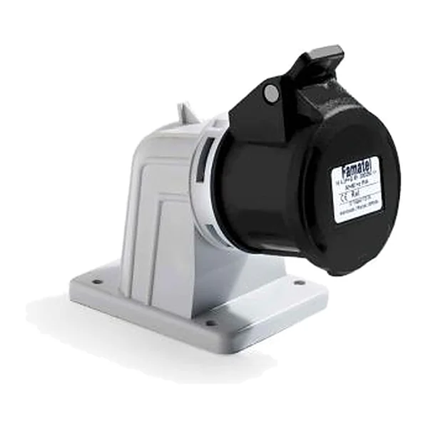 23452 — Индустриален контакт външен монтаж наклонен 3P+T 32A 500V IP44 - Наклонен 90º