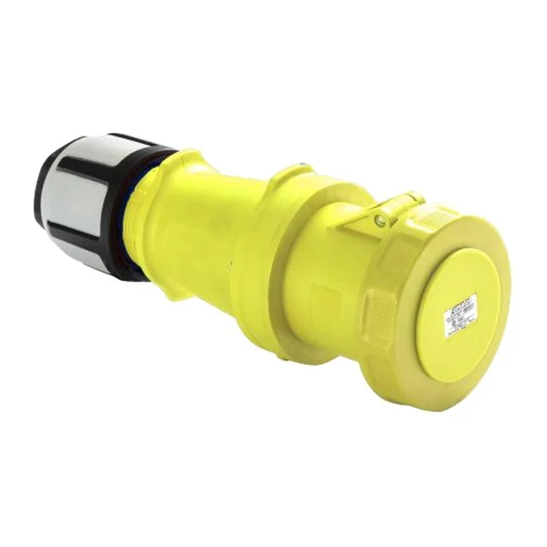 24111P — Industrial portable socket 3P+T 125A 110V IP66/67 with pilot contact