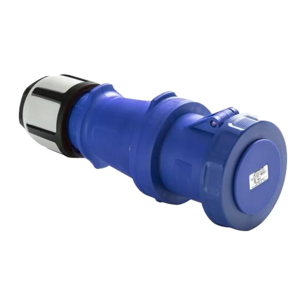 24208P — Industrial portable socket 3P+T 125A 230V IP66/67 with pilot contact