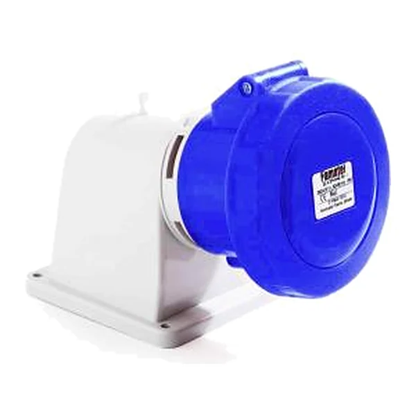 24255 — Industrial surface-mounted socket angled 3P+N+T 32A 230V IP67 - Angled 90º