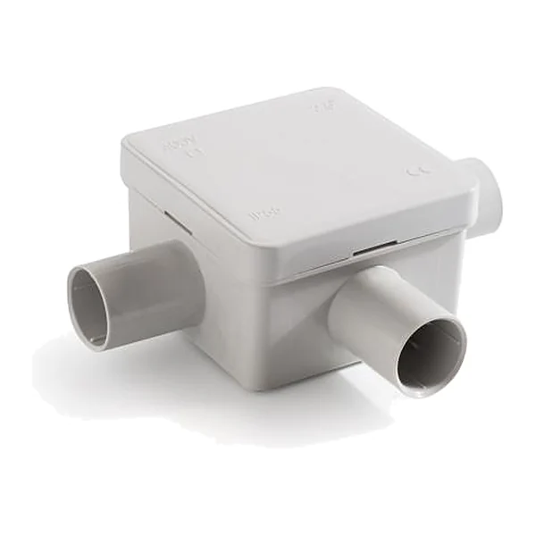 3059 — Кутия влагозащитена IP55 75/75/39, с 3 тръбни входа Ø 20-25