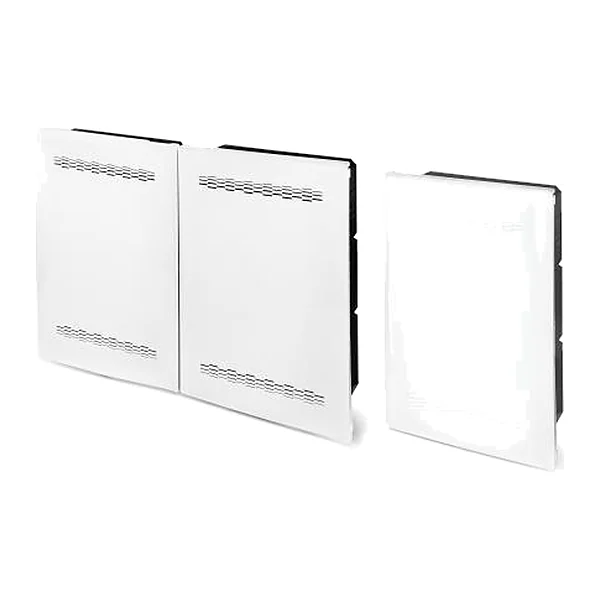 32442-F — Enclosure for network devices for plasterboard walls, set of 1 pc 32242 and 1 pc 32042 - 558×356×108.5, for flush mounting