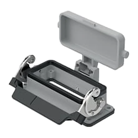CHI 16 LS — Base for enclosure opening C-TYPE, size 77.27, with one clip, with metal cover