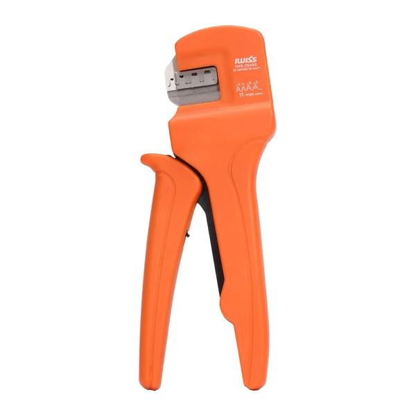 IWS-2549S — Crimping pliers for open-barrel contacts IWISS, 0.25–1.5 mm² (AWG 24–16)