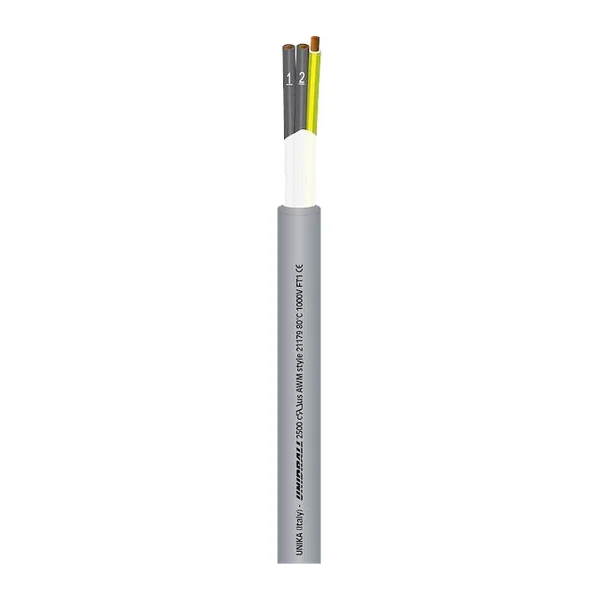 32183 — Кабел за кабеловодещи вериги Unika UNIDRALL 2500 18×0,34 mm², сив