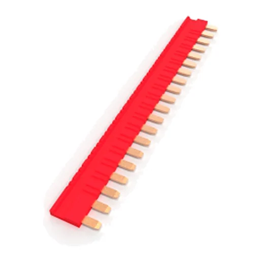 41F-HR — Connecting strip 41F-HR, 20 positions, red
