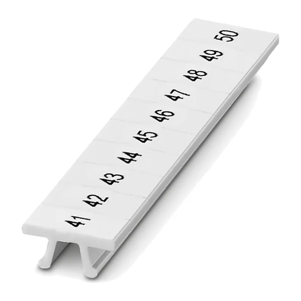 ZB5 41-50 — Labeling tape with numbers 41-50.