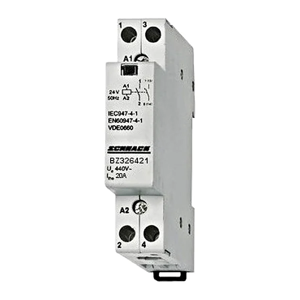 BZ326421 — Модулен контактор 20A 1NO 1NC 24VAC