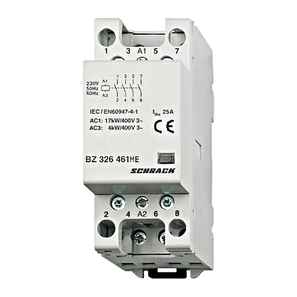 BZ326461ME — Модулен контактор 25A 4NO 230VAC, AMPARO