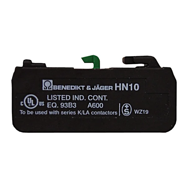 LA190100 — Front auxiliary contact 1NO, 3A, for LA2, LA3004-LA3115, LA4