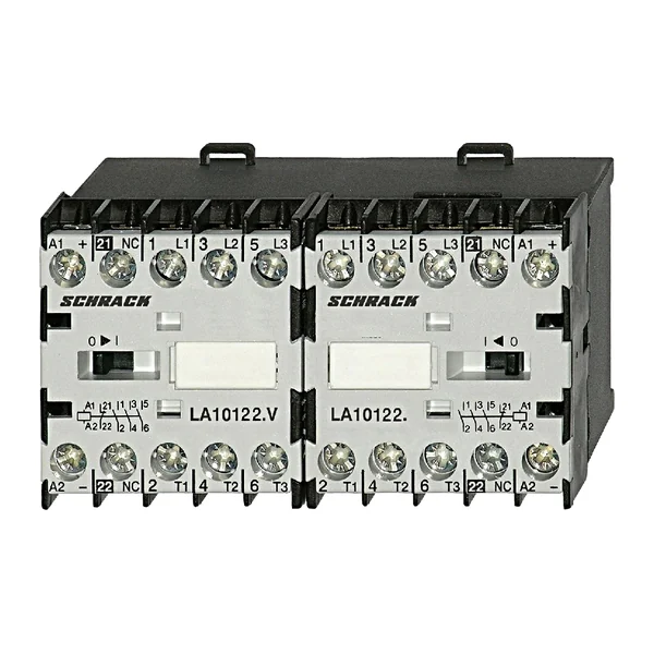 LA1W12W001 — Реверсивна контакторна група 5,5kW 24VAC с блокировка, с NC