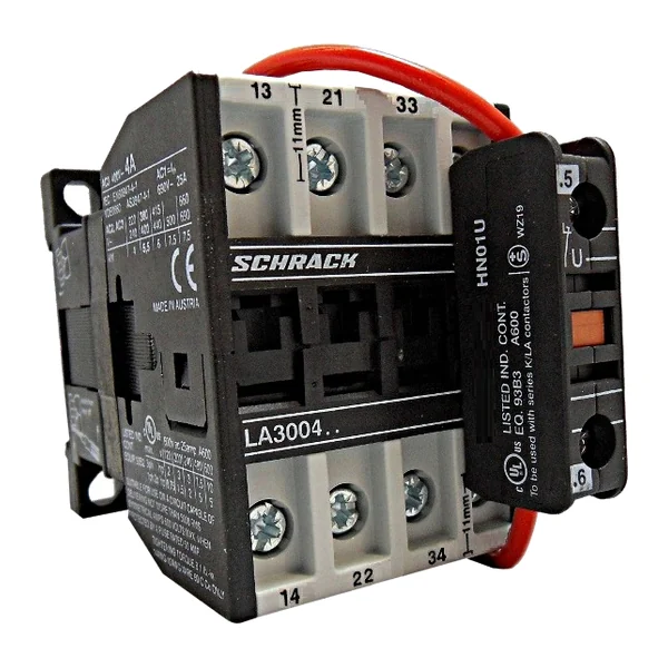 LA300485N — Auxiliary contactor 4A EC, 24VDC, 3NO+1NC