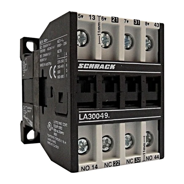LA300493N — Auxiliary contactor 4A EC, 230VAC, 2NO+2NC