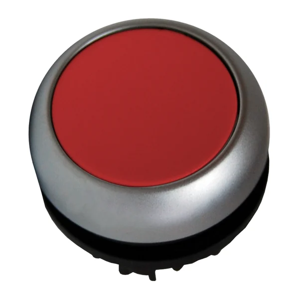 M22FP-MHRO — Flush M22 pushbutton (head without contacts) — red, momentary (spring return), non-illuminated