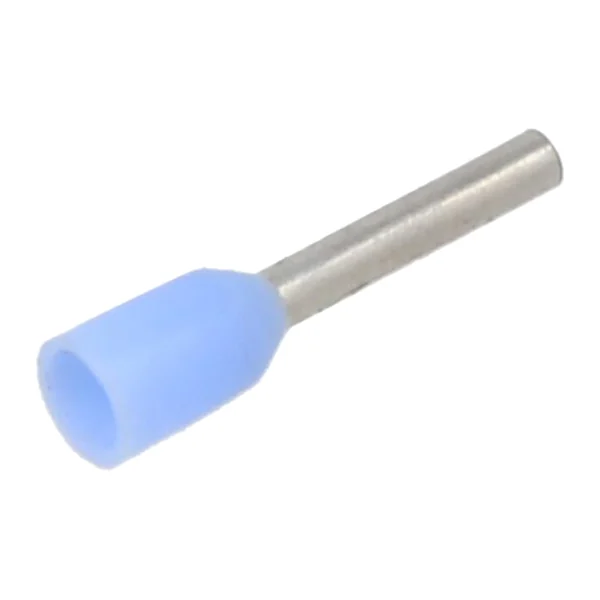 BM005004 — Insulated wire-end ferrule, 0.25 mm², 6 mm, light blue