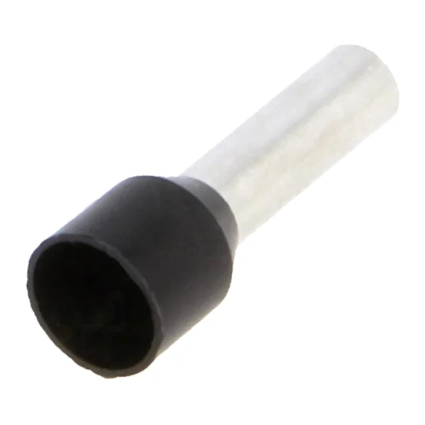 BM00510 — Изолиран втулков накрайник, 6 mm², 12 mm, черен