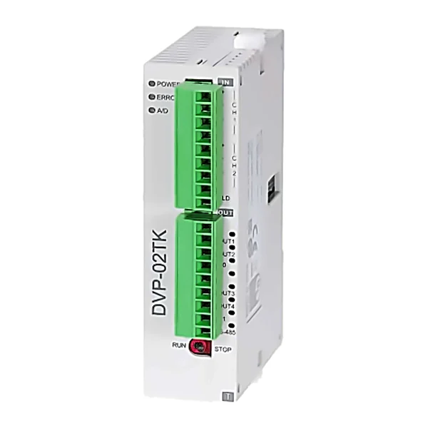 DVP02TKR-S — DVP-S (Module) – Temperature control module with RS-485, 2 universal inputs, 4 relay outputs